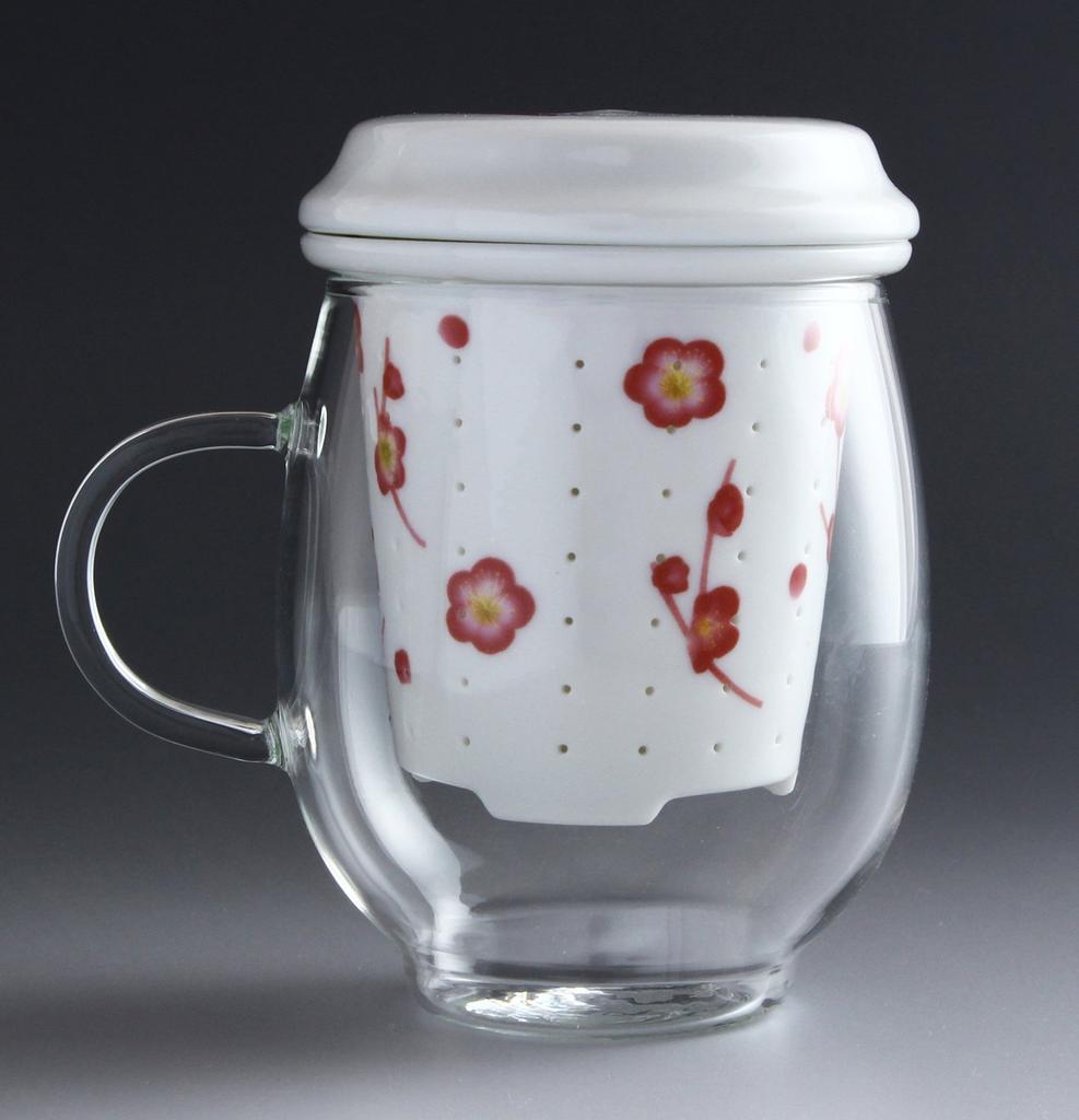 Стильная кружка Toyo Ceramics, Февраль, Цветок сливы