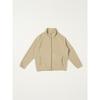 Daiso [kids] Long Sleeve Fleece Zip Up Jacket 130 Beige