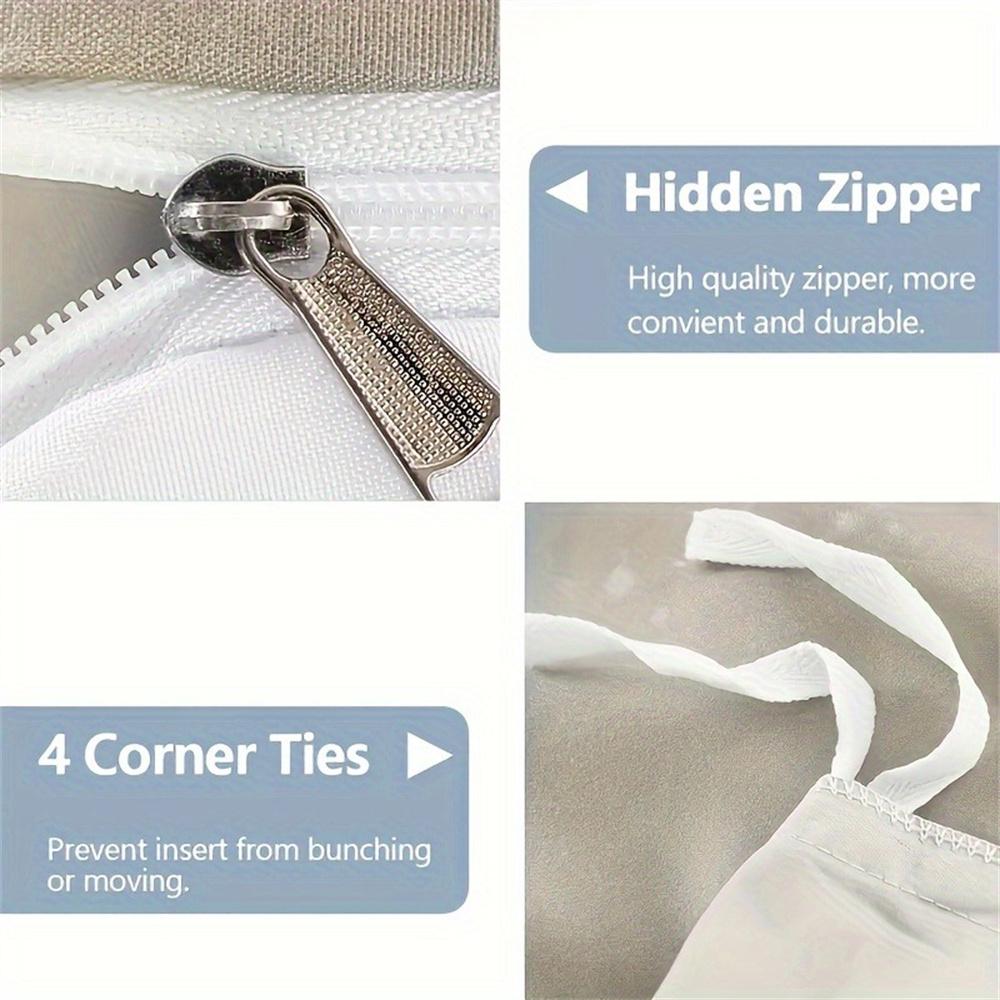 Комплект пододеяльника Seaside Oasis - Мягкий, дышащий, удобный комплект постельного белья в пляжном стиле с принтом песка и морской воды