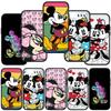 Чехол для телефона Samsung Galaxy S25 S24 S23 iPhone 16 15 Xiaomi Redmi Note 14 13 12 16E X 11 Pro Max OPPO Moto Huawei мультяшный розовый Микки Минни чехол