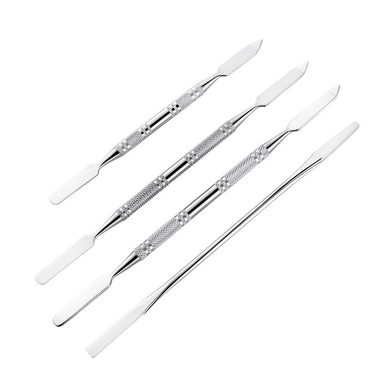 Nail Art Stirring Rod Gel Acrylic Bb Cream Mixing Stick Steel Spoon Spatula