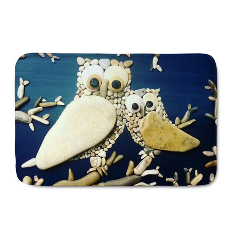 Забавный 3D ковер с каменным узором, напольное покрытие, дверной коврик для ванной, нескользящий кухонный коврик для прихожей