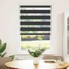 VidaXL Roller Blind Light Filtering 70x120 Cm Black Blackout Blind Window Home 240196