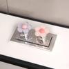 Flower Shaped Toilet Press Button Toilet Water Tank Button Auxiliary Devi Button Flush Lift Cover Home Bathroom Supplies