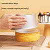 MEIJINJIA 6-inch Round Removable Bottom Cake Mold