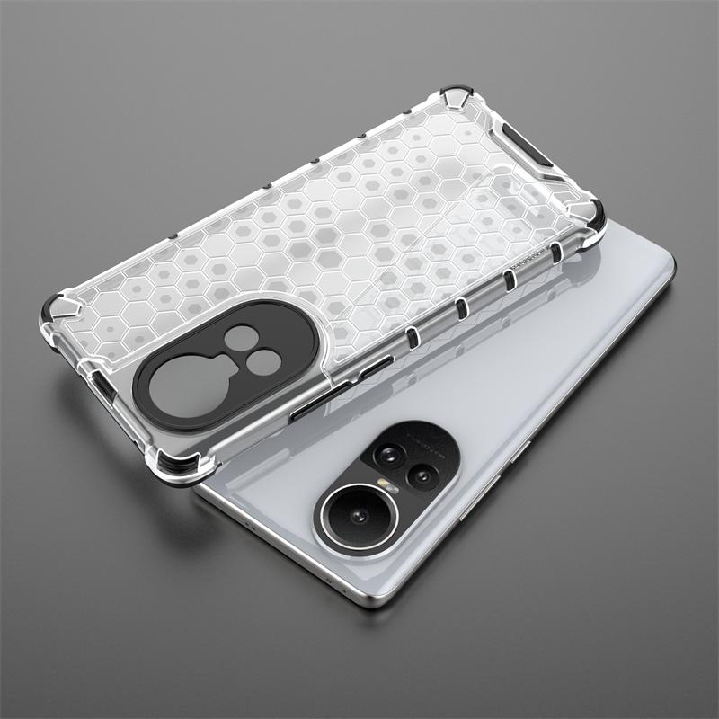 Для OPPO Reno 10 5G чехол роскошный бронированный гибридный силиконовый чехол для телефона OPPO Reno10 CPH2531 6.7" прозрачная противоударная задняя крышка