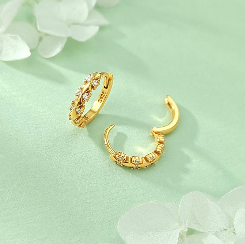 Серьги-бабочки Коронация из стерлингового серебра S925: Элегантный, высококачественный дизайн для женщин