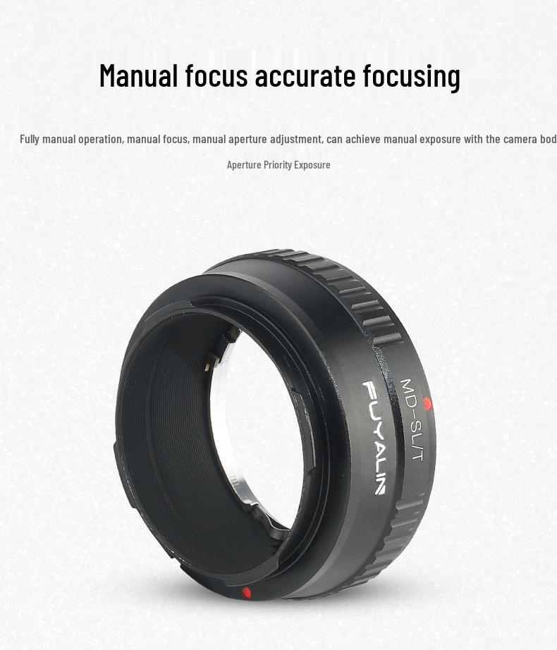 MD to Leica SL/T Lens Adapter Ring for Minolta Seagull MD to L-Mount (Sigma FP, Panasonic)