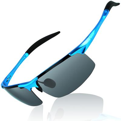DUCO Поляризационные спортивные солнцезащитные очки с защитой UV400 Изготовлены из для и Гольфа Мужская Защита, Алюминиево-Магниевый Сплав, Ультралегкие, Для Вождения, Велоспорта, Рыбалки, Бега,