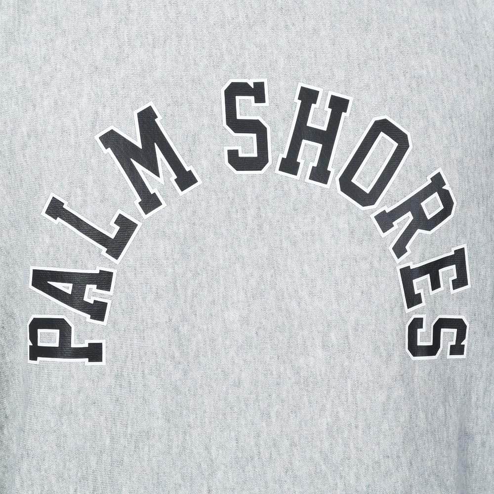 Parka Long Sleeve Cotton 10oz Fleece Graphic Print Reverse Hooded Sweatshirt REVERS Oxford Gray [Champion] 100% Weave(R) WEAVE(R) C3-Z104 Men's