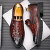 Leather Shoes Men's British New Autumn Trend Business Leisure One-pedal Men's Shoes Leather Hairstylist Platform Shoes Men