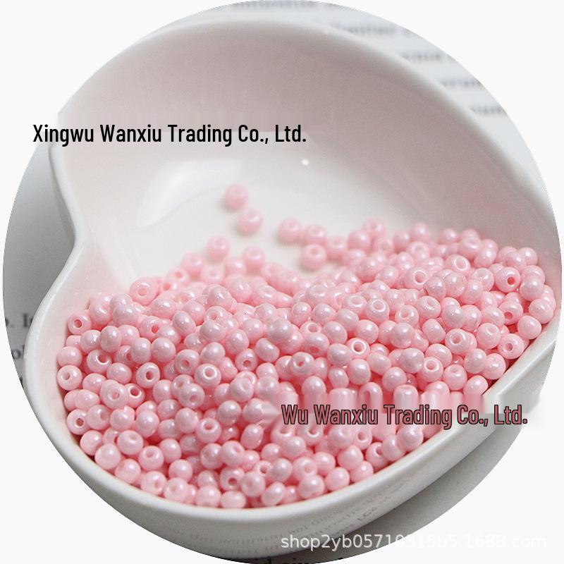 Стеклянные бусины-бисер однотонные 3 мм для изготовления украшений ручной работы и DIY-поделок