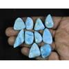 12X20-12X33MM Natural Larimar Pectolite Fancy Cabochon Loose Gemstone 10Pcs C-61