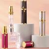 Luxury 5ml Real Leather Spray Bottle Aluminum Perfume Atomizer Bottom-filled Perfume Bottle Travel