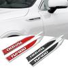 2pcs Metal Turbo Logo Side Fender Car Body Emblem Badge Sticker Decal Products for Honda Civic City Jazz Accord Crv Fit Insight