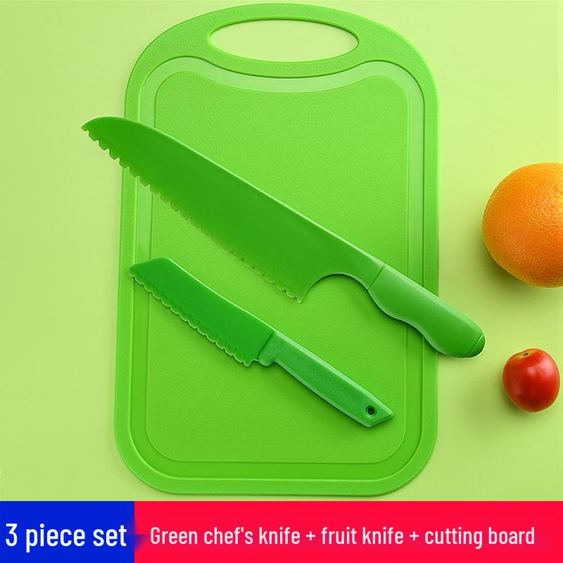 Children's Safe Plastic Knife Set – Ideal for Early Education and Kindergarten.