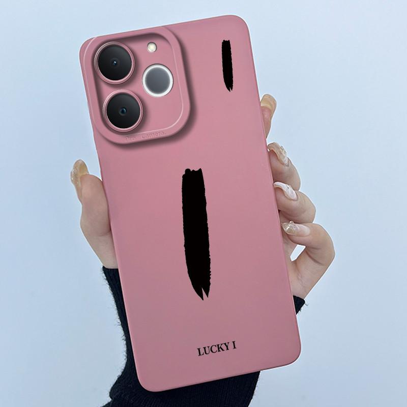 Чехол для Realme Note 70 Note 70T Чехол-бампер для Realme Narzo 80 Lite Милые начальные буквы Ударопрочный Мягкий силиконовый Чехол для телефона