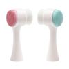 Double-Sided Soft Silicone Face Brush for Deep Pore Cleansing and Blackhead Removal