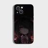 Токисаки Куруми Date a live 1 Чехол для телефона Для iPhone 16 15 Plus 14 13 Pro Max 12 Mini 11 X XS XR 7 8 8Plus Черный Мягкий Чехол для телефона