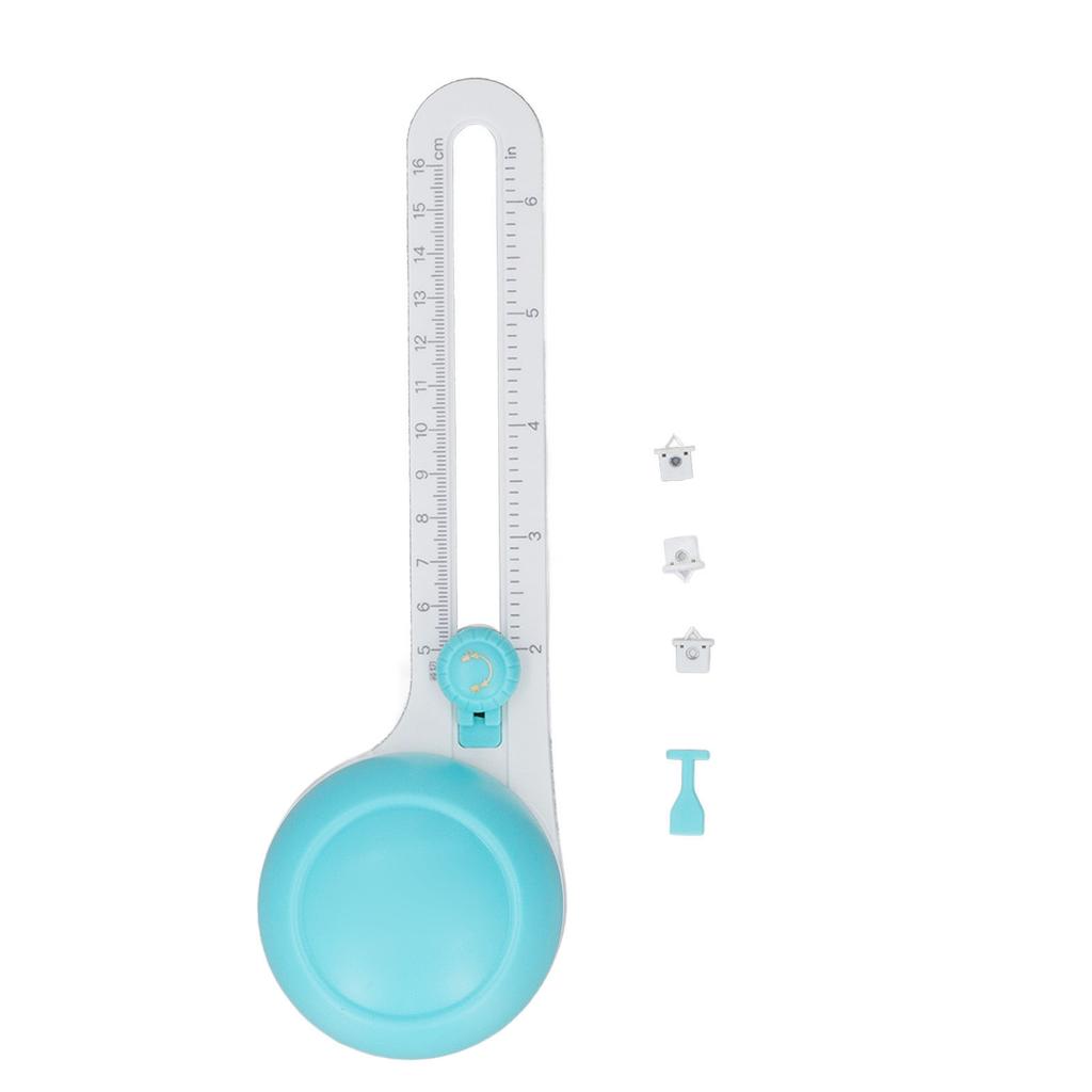 Circular Paper Cutter 360 Degree Rotation Clear Scale Slide Adjustment Anti Slip  Paper Trimme