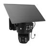 Solar Security Camera 8MP 4K Dual Lens Wireless Full Color Night Vision 2 Way Talk Human Detection I