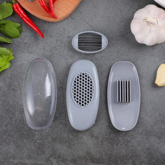 Чеснокодавилка 2-в-1 Ручная Прессовочная Съемная Маленькая Бытовая Чеснокодавилка для Кухни