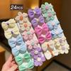 24Pcs Headwear Hair Ties Elastic Hair Ring Cute Hair Scrunchies