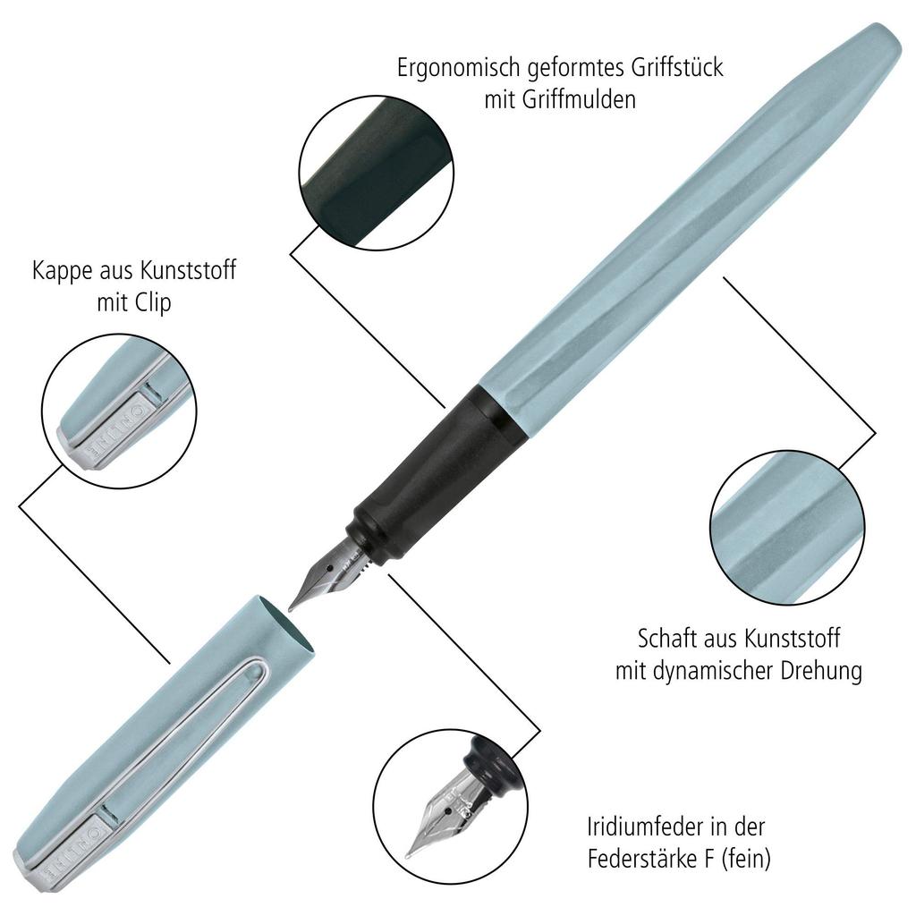 Online Fountain Pen F Fine Nib Slope Midnight Blue 26054 Officially Imported