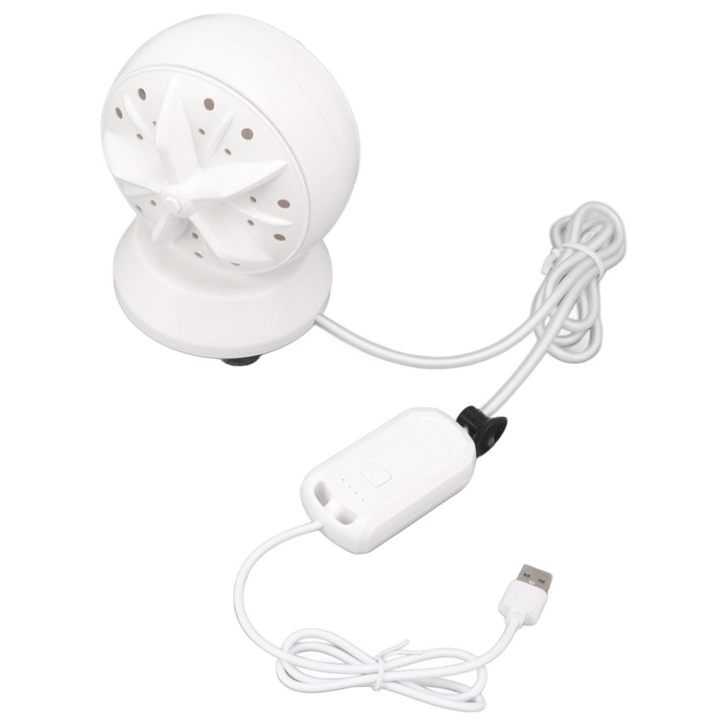 Mini Home Washer Dual Turbine Ultrasonic Deep Cleaning Portable Washing Machine for Sink Dorm