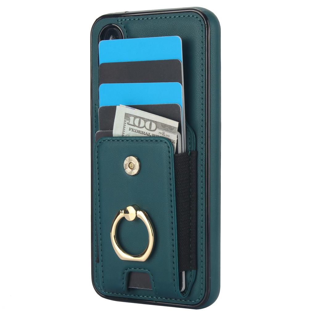 For Samsung Galaxy A54 5G Case Anit-Fall Kickstand Leather + TPU Phone Cover