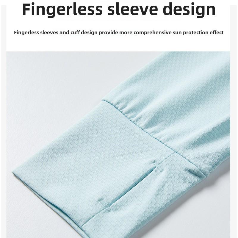 Солнцезащитная рубашка с длинным рукавом UPF50+ для лета, молния YKK для мужчин и женщин, одежда с защитой от ультрафиолета