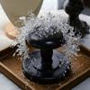 Elegant Bride Headdress Luxury Crystal Beads Hairband Temperament Bridal Headwear Hair Jewelry