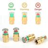 Copper Core Tire Pressure Monitor Valve Stem Cap Sensor Indicator Alert for Auto Car Motorcycle Bike Stainless Steel Accessories Valve Stems 1
