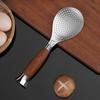 Japanese-style Non-stick Rice Spoon Thickened Wooden Handle Rice Scoop Standing Design Household Restaurant Kitchen Gadgets