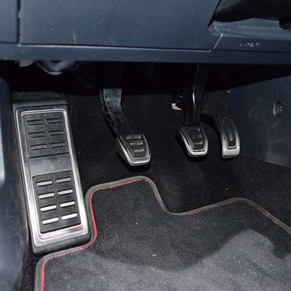 Автоматические педали из нержавеющей стали, чехол для педали газа и тормоза для Volkswagen VW Golf 7 7,5 MK7 MK7.5 Golf7 Golf7.5 Golf 8 MK8 Golf8 LHD