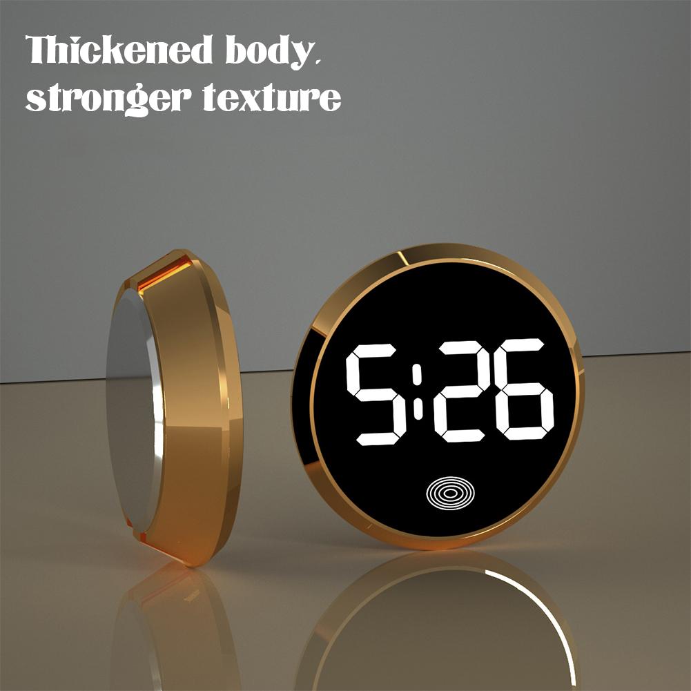 Светодиодные автомобильные часы, светящиеся 45 мм, мини-цифровые часы для автомобилей, водонепроницаемые электронные кварцевые часы, велосипедные часы для мотоцикла, аксессуары для приборной панели автомобиля