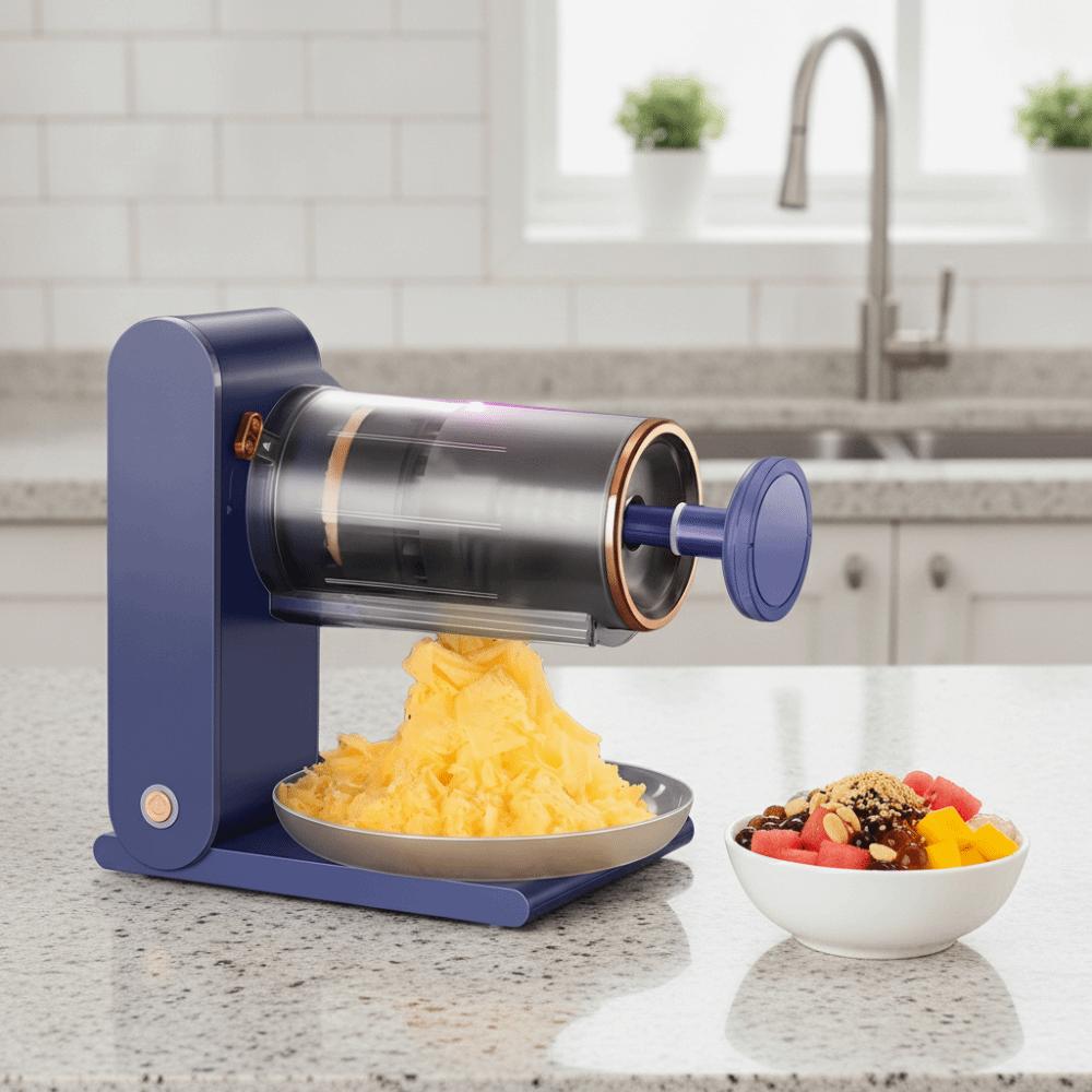 Wireless Ice Crushing Machine with Tray Ice Shaver Multi-purpose Ice Crusher Drink Shop