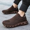 One-pedal Large-size Fly-woven Men's Shoes, New Soft-soled Non-slip and Breathable, Couple Socks, Shoes, Sports Shoes