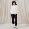 New Balance Jackets Women's White Stand Collar Moderate 5AC38372-WT