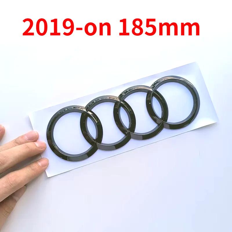 ABS Автомобильная решетка радиатора на капот, значок на багажник для Audi S7 2019-2024 До 2019 года, логотип с 4 кольцами, наклейка Sline, сменные аксессуары