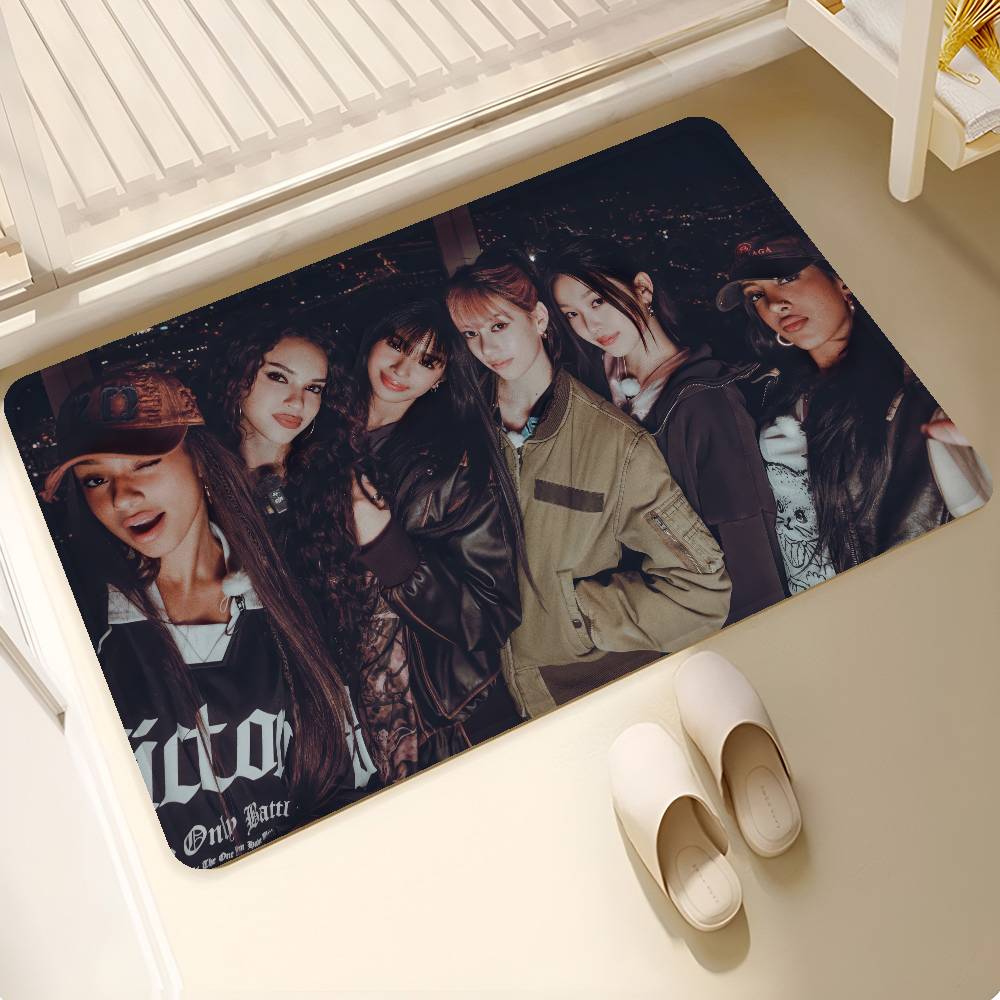 Kpop Band K-KatseyeS Room Mats Nordic Style Home Doormat Bathroom-Toilet Mats Bedroom Hotel Decor Mat