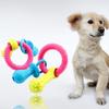 Собака Щенок Домашнее животное Мягкие Здоровые Резиновые Кольца Прорезывание Зубов Десны Жевать Играть Поймай Апорт Игрушка