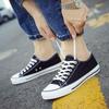 Men's Canvas Sneakers Comfortable Low Top Lace Up Canvas Shoes Breathable Non Slip Sports Shoes for Men