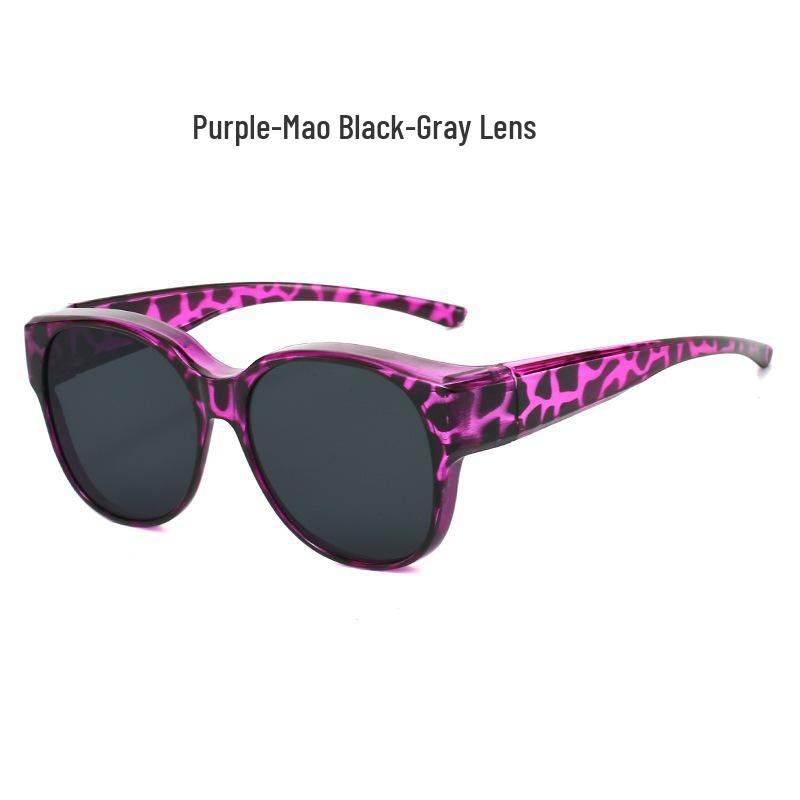 European & American Polarized Clip-on Sunglasses: Wear Over Prescription Glasses, Anti-UV, Trendy for Driving.