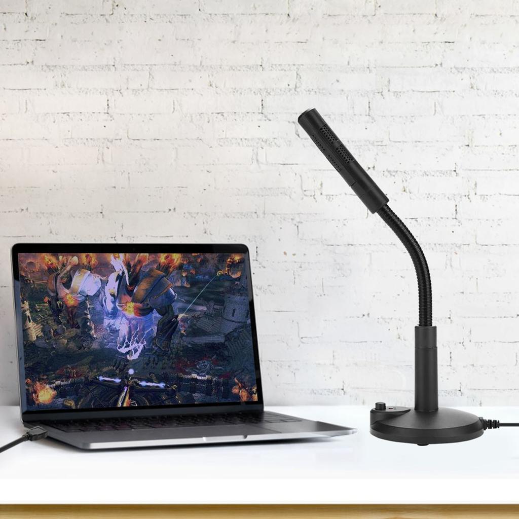 Всенаправленный USB-микрофон для настольного компьютера Plug & Play для записи, онлайн-чата