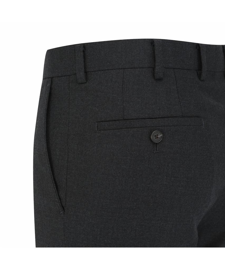 BRENTWOOD Wool Blended Milled Slim Suit Pants - Dark Grey Brfgw26841Gyd