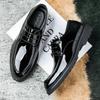 2025 Business Casual Leather Shoes Men's Fashion Trend Men's Shoes High-end Leather First-layer Cowhide Wedding Dress Shoes Non-slip