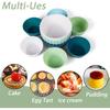 Silicone Baking Muffin Cups 12 Pack,Food-Grade Non-Stick Muffin & Cupcake Liners,Wrapper Cups Holders for Muff, Cupcakes, and Candies Standard Size