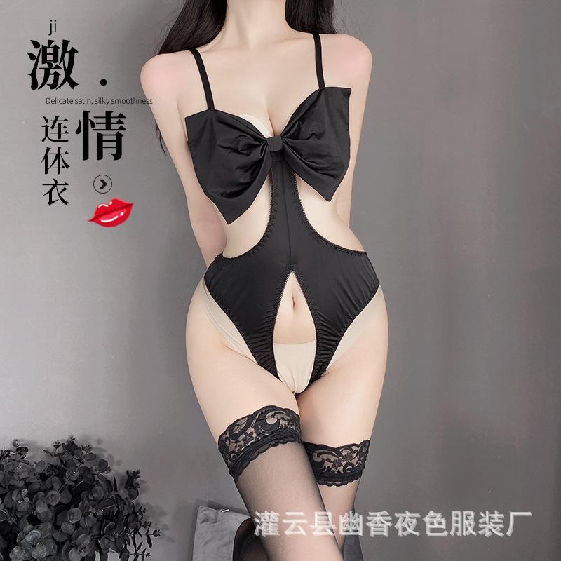 Sex underwear sexy open gear no-take-off onesie Want to campus dead library water uniform set
