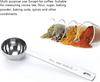 Stainless Steel Coffee Scoop, Tablespoon Measuring Spoon Long Handle Coffee Spoon for Kitchen Cafe Making